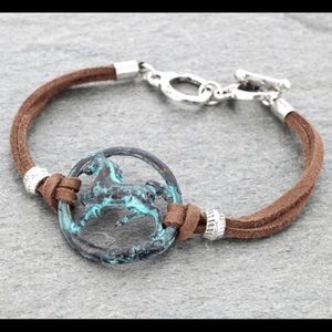 Western Horse Toggle Bracelet
